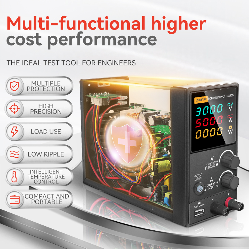 LODESTAR 30V 5A/10A DC Regulat - High Precision Dc Power Supply 30V 10A ulasan dan harga