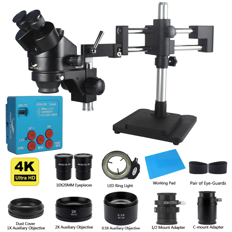 48MP HDMI USB Industrial Camer - Simul-Focal Industrial Microscope 4K Hdmi ulasan dan harga