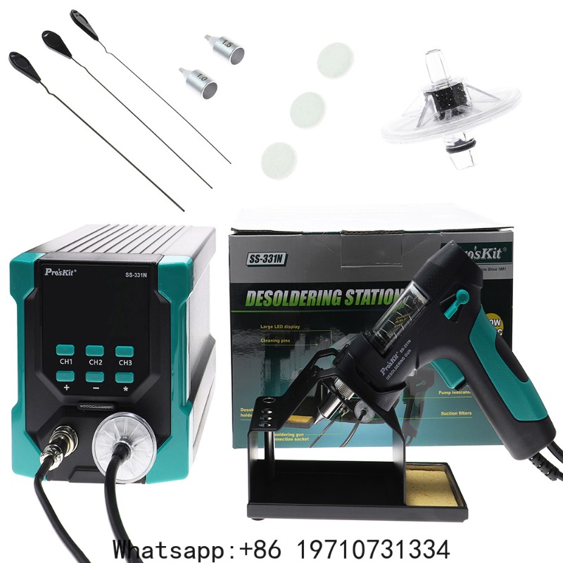 SS-331N Digital Electric Desol - Desoldering Pump Electric Vacuum Station ulasan dan harga